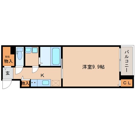 奈良駅 徒歩7分 2階の物件間取画像